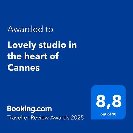 Lovely Studio In The Heart Of Cannes Exterior foto